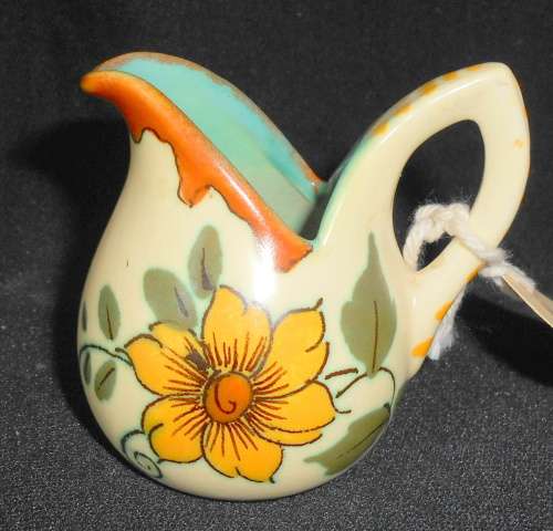 Vintage Signed Royal Gouda Holland Pottery Miniature Jug
