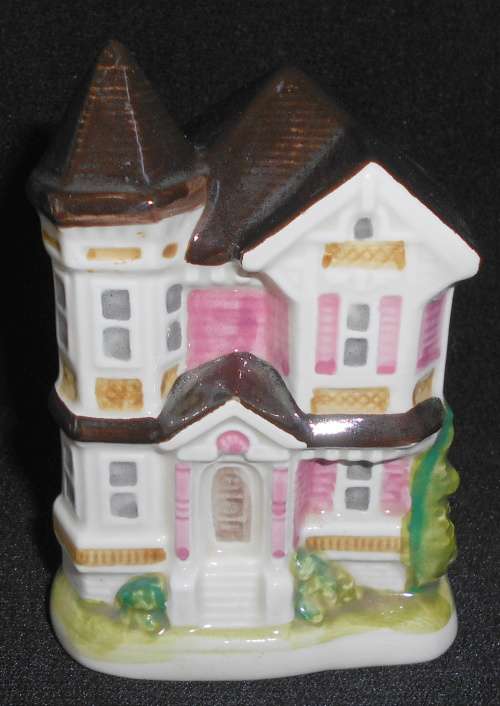 Vintage Otagiri Victorian House Salt Pepper Shaker