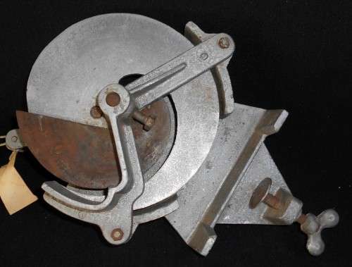 Vintage Hand Driven Manual Biltong Butchers Table Cutter