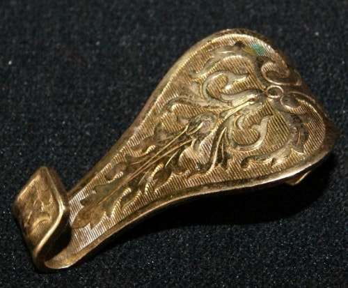 Vintage Solid Brass Picture Mirror Photo Frame Mounting Hanging Hook