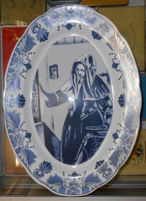 Delft Holland Special Limited Collectors Edition Morning Ablutions Large Platter