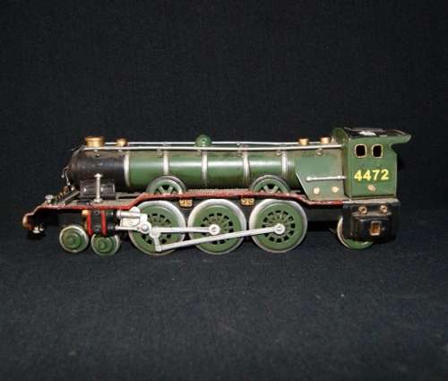 AWESOME VINTAGE TIN PLATE LOCOMOTIVE REPLICA  @@@ CRAAZZY LOW START