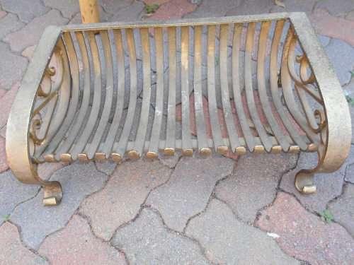 VINTAGE BRASS FIRE GRATE......BEAUTIFULLY WORKED