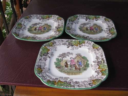 "SPODES BYRON'  COPELAND SPODE MADE IN ENGLAND SIDE PLATES... 2 AVAILABLE. BID/EACH