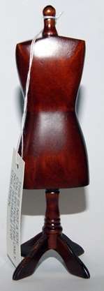 Miniature Doll House Mahogany Mannequin