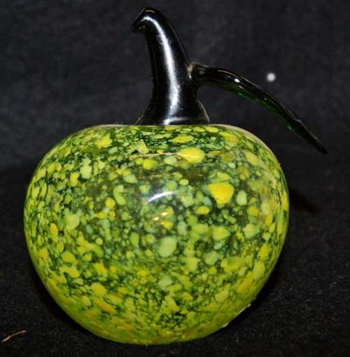 Murano Glass Apple Paper Weight