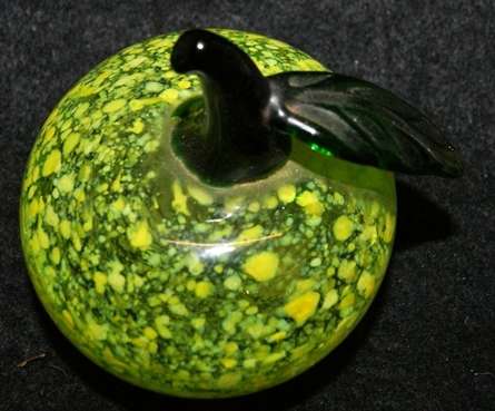 Murano Glass Apple Paper Weight