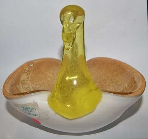 Murano Glass Swan Ashtray