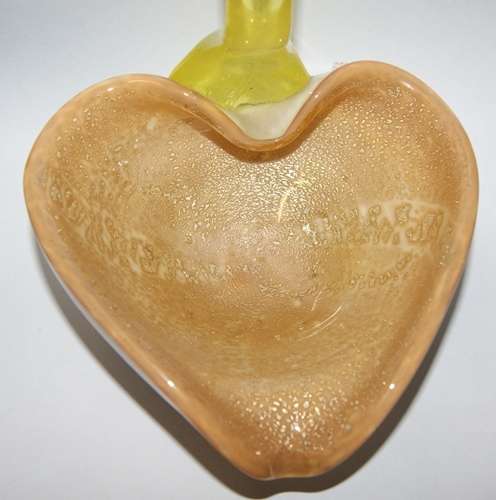 Murano Glass Swan Ashtray