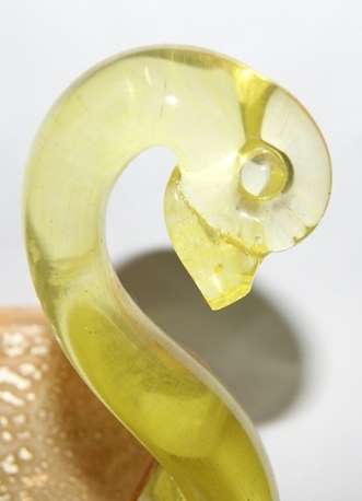 Murano Glass Swan Ashtray