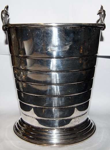 Seranco Silver Plate on Copper Art Deco Ice Bucket
