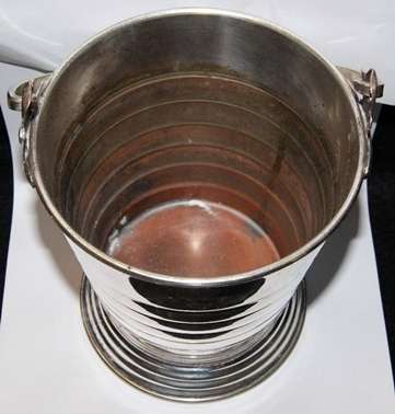 Seranco Silver Plate on Copper Art Deco Ice Bucket