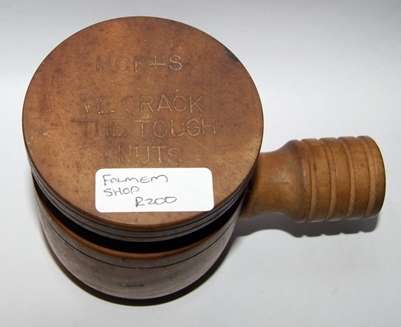 MCK+S Turned Wooden Nut Cracker