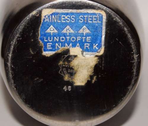 Lundtofte Danish Stainless Steel 3 Part Cocktail Shaker