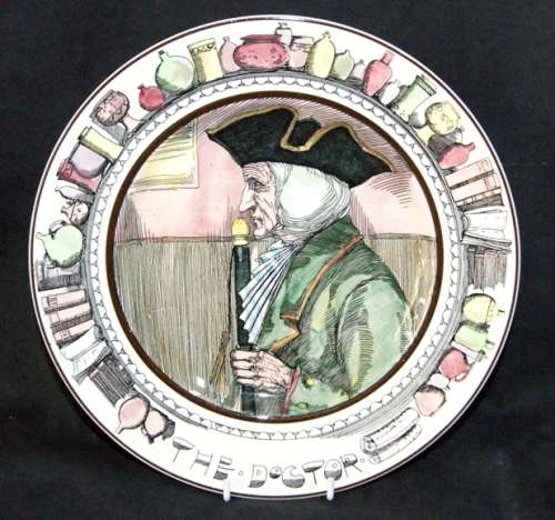 DM84Sale Royal Doulton D6281 "The Doctor" Display Plate @@@ Crazy Low R1 Start