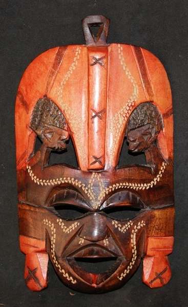 DM84Sale African Carved Face Mask @@@ Crazy Low R1 Start