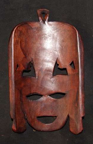 DM84Sale African Carved Face Mask @@@ Crazy Low R1 Start