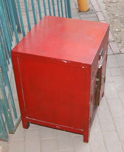 DM84Sale - VINTAGE ORIENTAL LACQUER HAND PAINTED PEDESTAL  @@@ CRAZZYYY R1 START