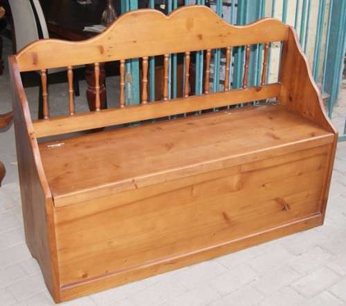 DM84Sale - VINTAGE MONKS BENCH WITH STORAGE UNDER THE SEAT @@@ CRAZZYYY R1 START