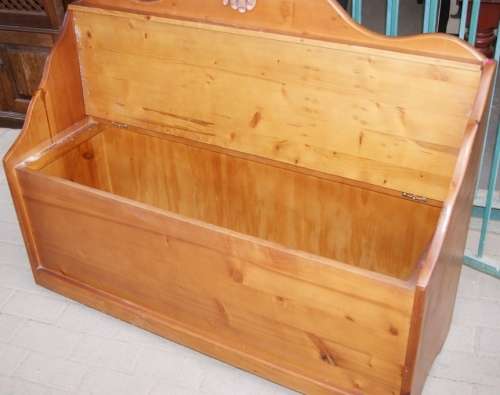 DM84Sale - VINTAGE MONKS BENCH WITH STORAGE UNDER THE SEAT @@@ CRAZZYYY R1 START
