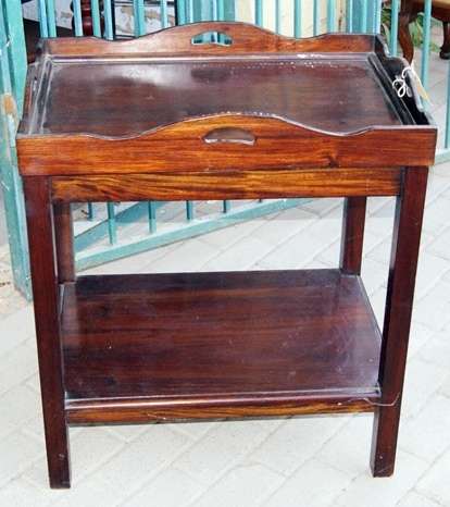 DM84Sale - VINTAGE TEAK TROLLEY WITH REMOVABLE TRAY @@@ CRAZZYYY R1 START