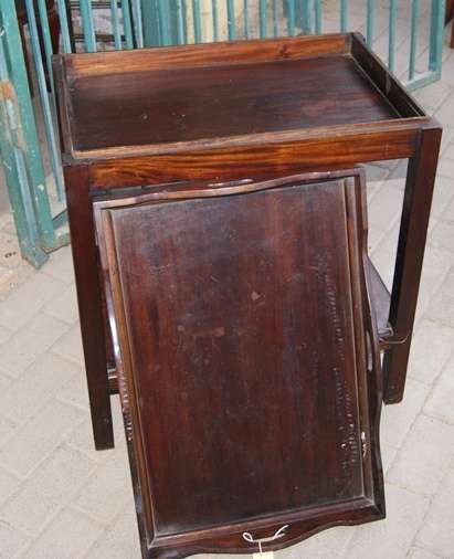 DM84Sale - VINTAGE TEAK TROLLEY WITH REMOVABLE TRAY @@@ CRAZZYYY R1 START