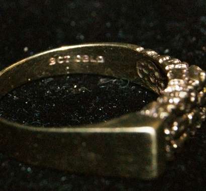 DM84Sale Retro 9ct Gold Leopard Pattern Ring 4.6 Grams @@@ Crazy Low R1 Start