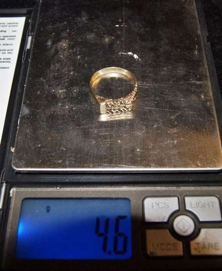 DM84Sale Retro 9ct Gold Leopard Pattern Ring 4.6 Grams @@@ Crazy Low R1 Start