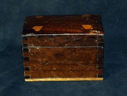 DM84Sale Stunning Antique Inlaid Mahogany Card Case @@@ Crazy Low R1 Start