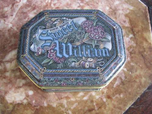 DM84Sale "Sweet William" Octagonal Tin with Lid @@@ Crazy Low R1 Start