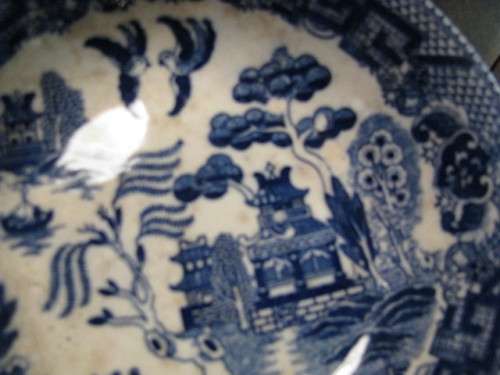 DM84Sale GORGEOUS VINTAGE BLUE AND WHITE LARGE CHINESE BOWL  @@@ Crazy Low R1 Start