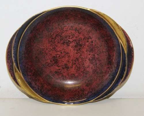 A DAZZLING CARLTON WARE ROUGE ROYAL FRUIT BOWL @@@ CRAZY R1 START (DM84 SALE)