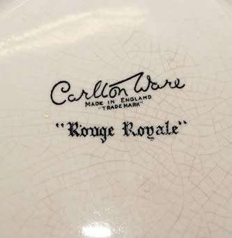 A DAZZLING CARLTON WARE ROUGE ROYAL FRUIT BOWL @@@ CRAZY R1 START (DM84 SALE)