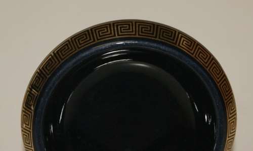 Greek Made Pin Dish with 24ct Gold Decal @@@CRAZZZY R1 START (DM84 SALE)