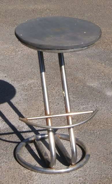 Chrome Base Stool with Footrest @@@CRAZZZY R1 START (DM84 SALE)