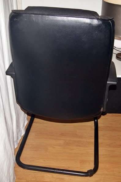 Black Faux Leather Office Chair !!!REDUCED!!!