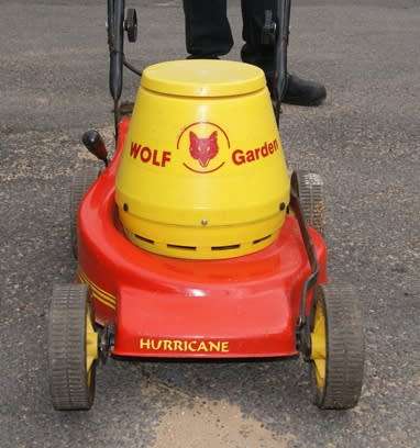 EXCELLENT CONDITION WOLF HURRICANE LAWNMOWER @@@ LOW START