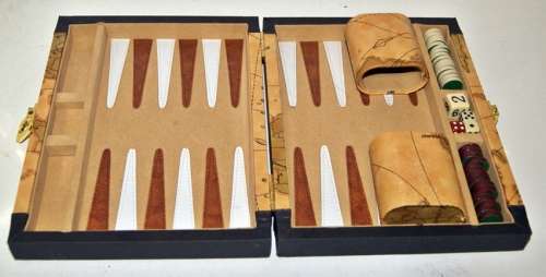 Backgammon Game in Beautiful Box
