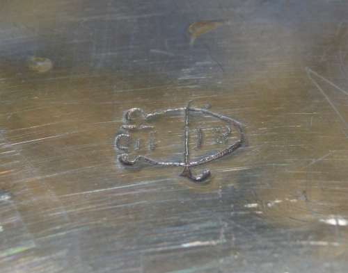 Antique Silver Plated Champagne Coaster