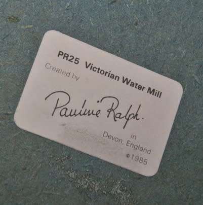 Musical Jewellery Box by Pauleen Ralph "Victorian Water Mill"