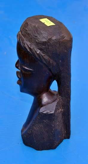 Wooden African Face Sculpture