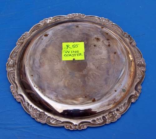 Silver Plated Wine Coaster