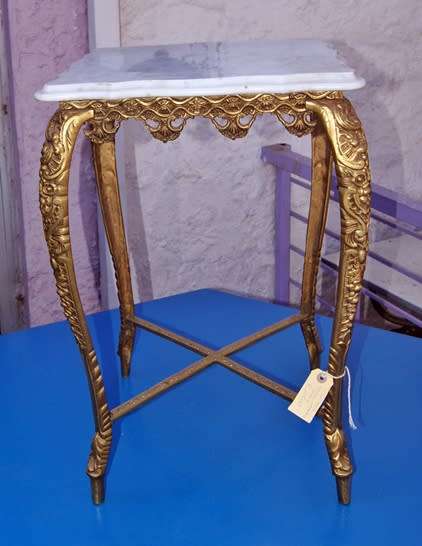 Italian Brass and Marble Lamp Table !!REDUCED!!