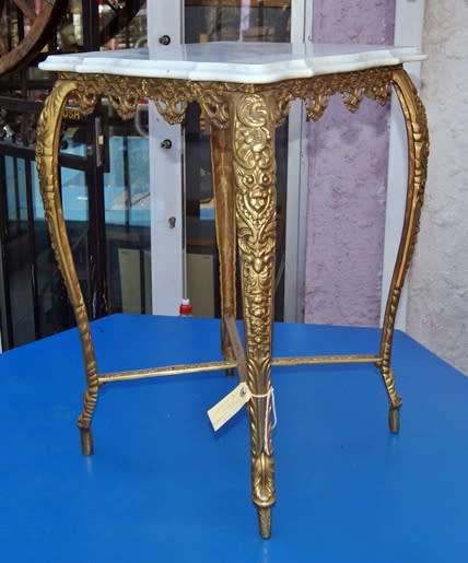 Italian Brass and Marble Lamp Table !!REDUCED!!
