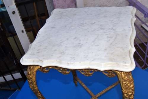 Italian Brass and Marble Lamp Table !!REDUCED!!