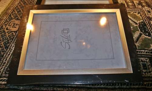 Black and Gold Gilt Frame with Non Reflective Glass (3 of 4 Seperate Listings)