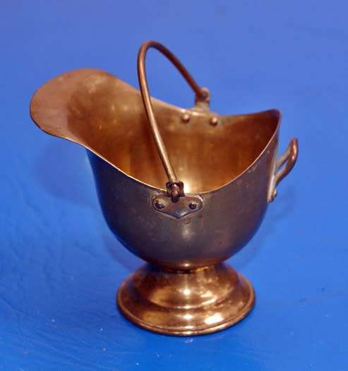 Ornamental Brass Coal Scuttle