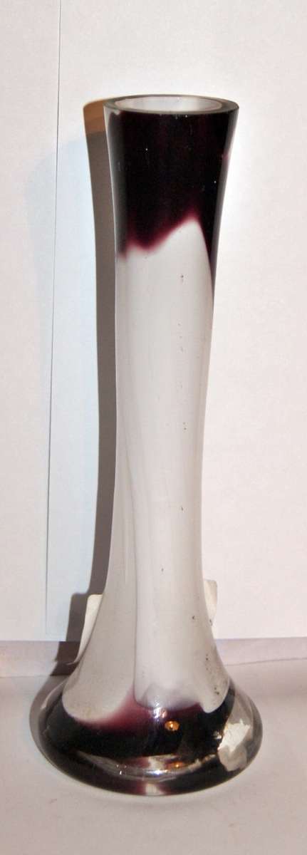 Czechoslovakian Art Glass Vase (1 of 2 separate listings)