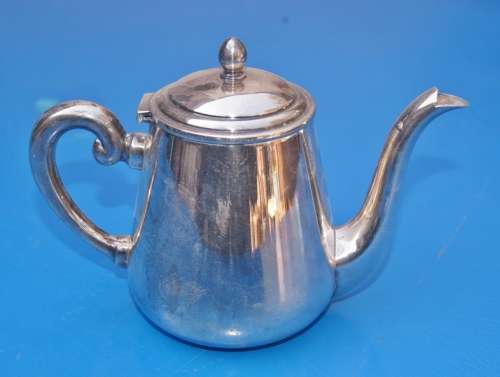Railways Style Silver Plated Teapot