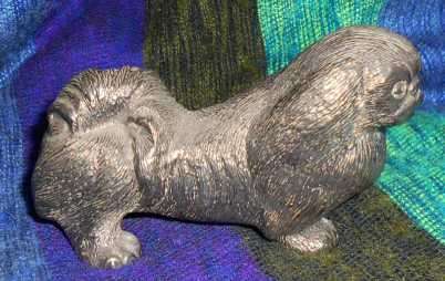Silver Plated Shih Tzu